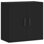 vidaXL Dulap de perete, negru, 60x31x60 cm, lemn compozit