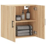vidaXL Dulap de perete, stejar sonoma, 60x31x60 cm, lemn compozit