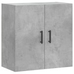 vidaXL Dulap de perete, gri beton, 60x31x60 cm, lemn compozit