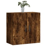 vidaXL Dulap de perete, stejar fumuriu, 60x31x60 cm, lemn compozit