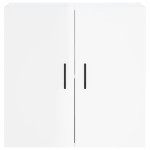 vidaXL Dulap de perete, alb extralucios, 60x31x60 cm, lemn compozit vidaXL Dulap de perete, alb extralucios, 60x31x60 cm, lemn compozit