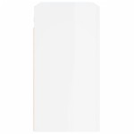 vidaXL Dulap de perete, alb extralucios, 60x31x60 cm, lemn compozit vidaXL Dulap de perete, alb extralucios, 60x31x60 cm, lemn compozit