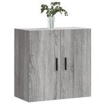 vidaXL Dulap de perete, gri sonoma, 60x31x60 cm, lemn compozit
