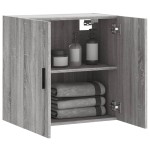 vidaXL Dulap de perete, gri sonoma, 60x31x60 cm, lemn compozit