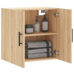 vidaXL Dulap de perete, stejar sonoma, 60x31x60 cm, lemn compozit