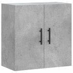 vidaXL Dulap de perete, gri beton, 60x31x60 cm, lemn compozit