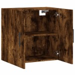 vidaXL Dulap de perete, stejar fumuriu, 60x31x60 cm, lemn compozit