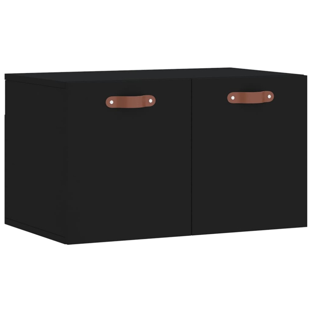 vidaXL Dulap de perete, negru, 60x36,5x35 cm, lemn prelucrat