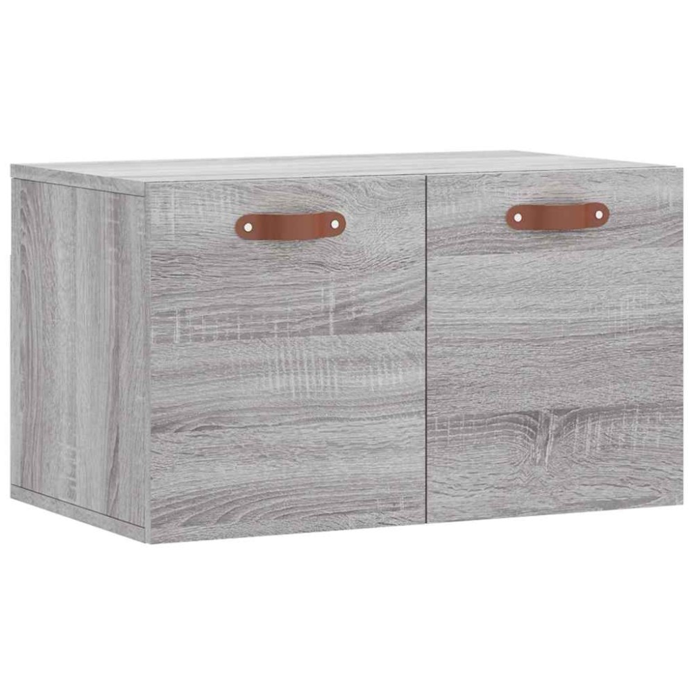 vidaXL Dulap de perete, gri sonoma, 60x36,5x35 cm, lemn prelucrat