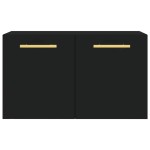 vidaXL Dulap de perete, negru, 60x36,5x35 cm, lemn prelucrat
