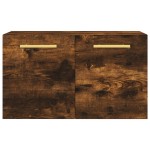 vidaXL Dulap de perete, stejar fumuriu, 60x36,5x35 cm, lemn prelucrat