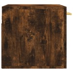 vidaXL Dulap de perete, stejar fumuriu, 60x36,5x35 cm, lemn prelucrat