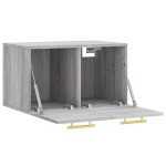 vidaXL Dulap de perete, gri sonoma, 60x36,5x35 cm, lemn prelucrat