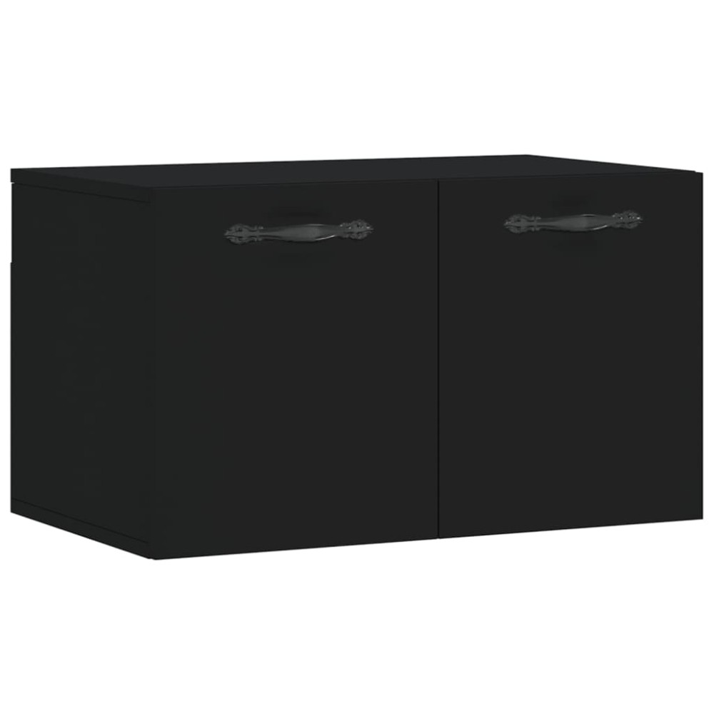 vidaXL Dulap de perete, negru, 60x36,5x35 cm, lemn prelucrat