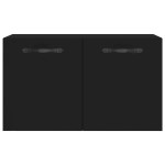 vidaXL Dulap de perete, negru, 60x36,5x35 cm, lemn prelucrat