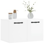 vidaXL Dulap de perete, alb extralucios, 60x36,5x35 cm, lemn compozit vidaXL Dulap de perete, alb extralucios, 60x36,5x35 cm, lemn compozit