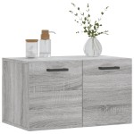 vidaXL Dulap de perete, gri sonoma, 60x36,5x35 cm, lemn prelucrat