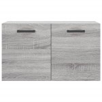 vidaXL Dulap de perete, gri sonoma, 60x36,5x35 cm, lemn prelucrat