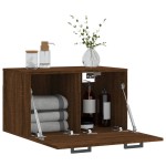 vidaXL Dulap de perete, stejar maro, 60x36,5x35 cm, lemn prelucrat