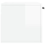 vidaXL Dulap de perete, alb extralucios, 60x36,5x35 cm, lemn compozit