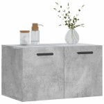 vidaXL Dulap de perete, gri beton, 60x36,5x35 cm, lemn prelucrat