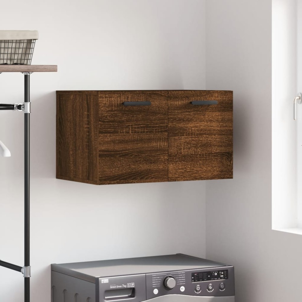 vidaXL Dulap de perete, stejar maro, 60x36,5x35 cm, lemn prelucrat