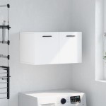 vidaXL Dulap de perete, alb, 60x36,5x35 cm, lemn prelucrat