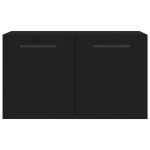 vidaXL Dulap de perete, negru, 60x36,5x35 cm, lemn prelucrat