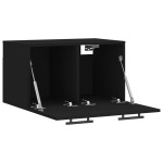 vidaXL Dulap de perete, negru, 60x36,5x35 cm, lemn prelucrat