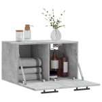 vidaXL Dulap de perete, gri beton, 60x36,5x35 cm, lemn prelucrat vidaXL Dulap de perete, gri beton, 60x36,5x35 cm, lemn prelucrat