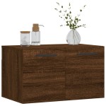 vidaXL Dulap de perete, stejar maro, 60x36,5x35 cm, lemn prelucrat