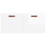 vidaXL Dulap de perete, alb extralucios, 80x36,5x35 cm, lemn compozit