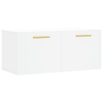 vidaXL Dulap de perete, alb, 80x36,5x35 cm, lemn compozit vidaXL Dulap de perete, alb, 80x36,5x35 cm, lemn compozit
