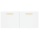 vidaXL Dulap de perete, alb, 80x36,5x35 cm, lemn compozit vidaXL Dulap de perete, alb, 80x36,5x35 cm, lemn compozit
