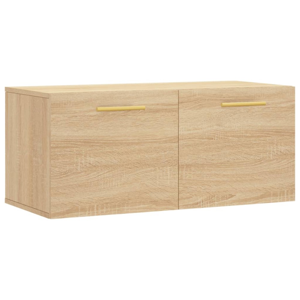 vidaXL Dulap de perete, stejar sonoma, 80x36,5x35 cm, lemn compozit