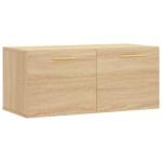 vidaXL Dulap de perete, stejar sonoma, 80x36,5x35 cm, lemn compozit vidaXL Dulap de perete, stejar sonoma, 80x36,5x35 cm, lemn compozit