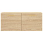 vidaXL Dulap de perete, stejar sonoma, 80x36,5x35 cm, lemn compozit vidaXL Dulap de perete, stejar sonoma, 80x36,5x35 cm, lemn compozit