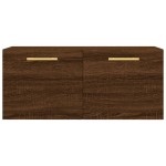 vidaXL Dulap de perete, stejar maro, 80x36,5x35 cm, lemn compozit