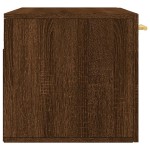 vidaXL Dulap de perete, stejar maro, 80x36,5x35 cm, lemn compozit