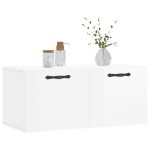 vidaXL Dulap de perete, alb extralucios, 80x36,5x35 cm, lemn compozit