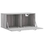 vidaXL Dulap de perete, gri sonoma, 80x36,5x35 cm, lemn compozit
