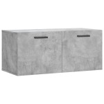 vidaXL Dulap de perete, gri beton, 80x36,5x35 cm, lemn compozit