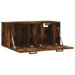 vidaXL Dulap de perete, stejar fumuriu, 80x36,5x35 cm, lemn compozit