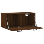 vidaXL Dulap de perete, stejar maro, 80x36,5x35 cm, lemn compozit