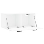 vidaXL Dulap de perete, alb, 80x36,5x35 cm, lemn compozit vidaXL Dulap de perete, alb, 80x36,5x35 cm, lemn compozit