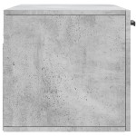 vidaXL Dulap de perete, gri beton, 80x36,5x35 cm, lemn compozit