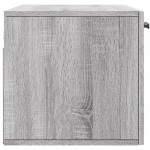 vidaXL Dulap de perete, gri sonoma, 80x36,5x35 cm, lemn compozit