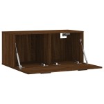 vidaXL Dulap de perete, stejar maro, 80x36,5x35 cm, lemn compozit