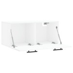 vidaXL Dulap de perete, alb, 80x36,5x35 cm, lemn compozit
