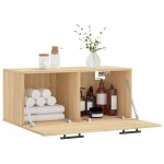 vidaXL Dulap de perete, stejar sonoma, 80x36,5x35 cm, lemn compozit